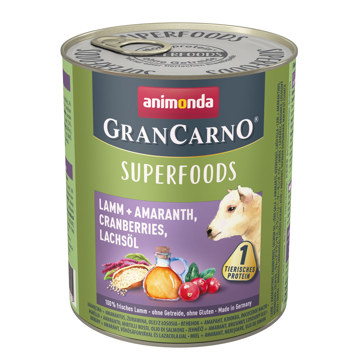animonda Gran Carno Adult Superfood Lamm und Amaranth 800g