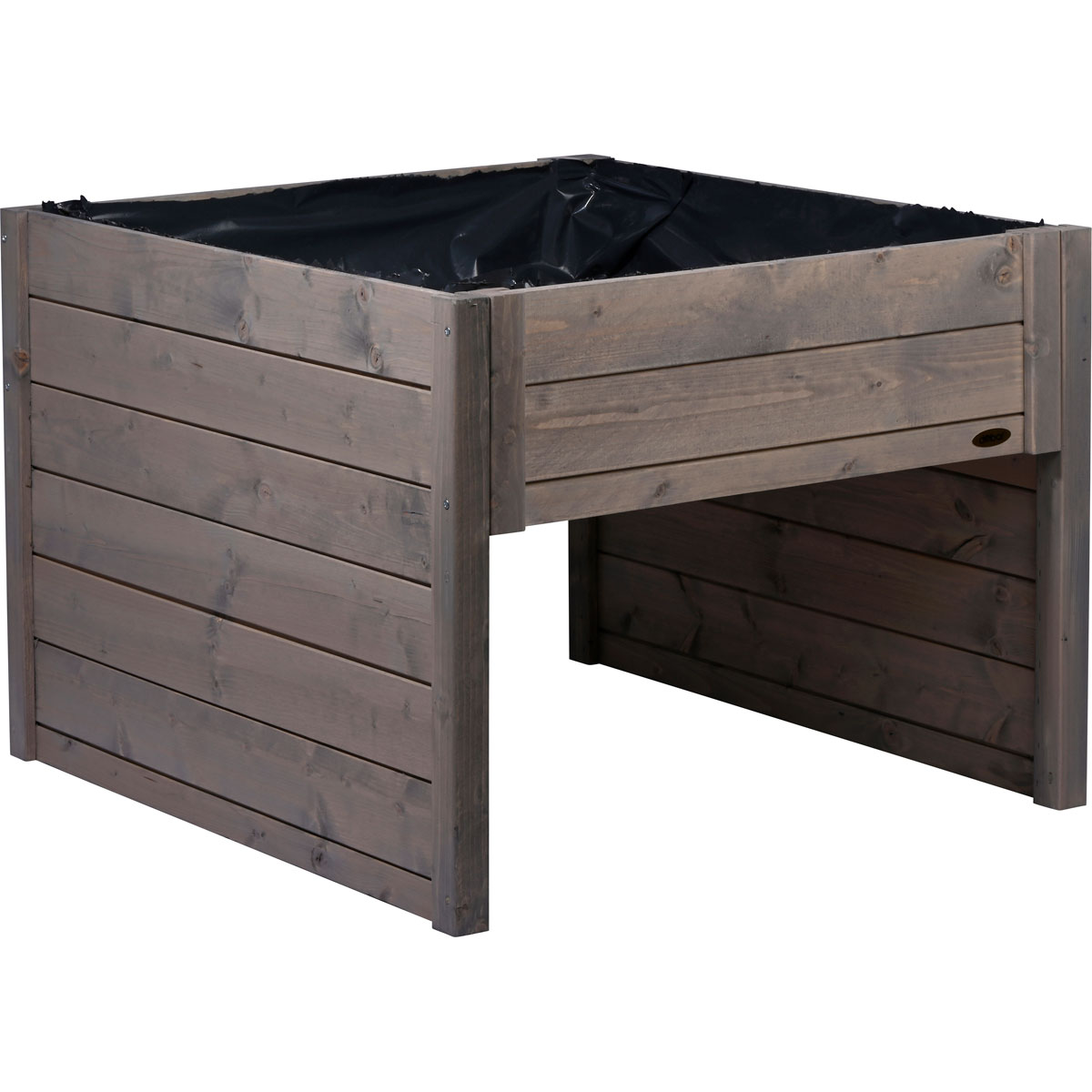 dobar Mährobotergarage mit Pflanzkasten 56 x 73 x 79 cm grau Bild 2