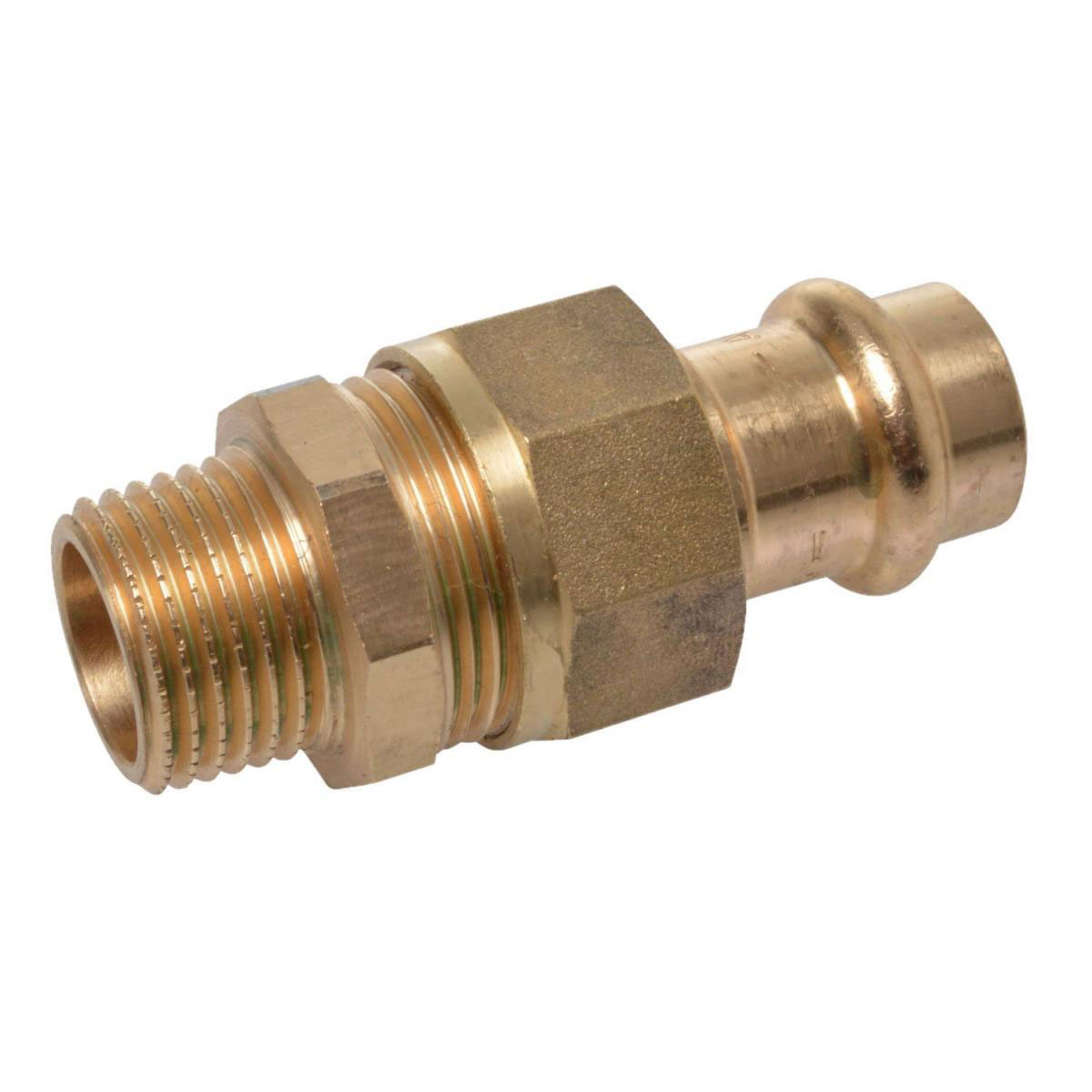 Kirchhoff VerschraubungPressfitting für Kupfer 18 mmx1/2AG V-Kontur Bild 1