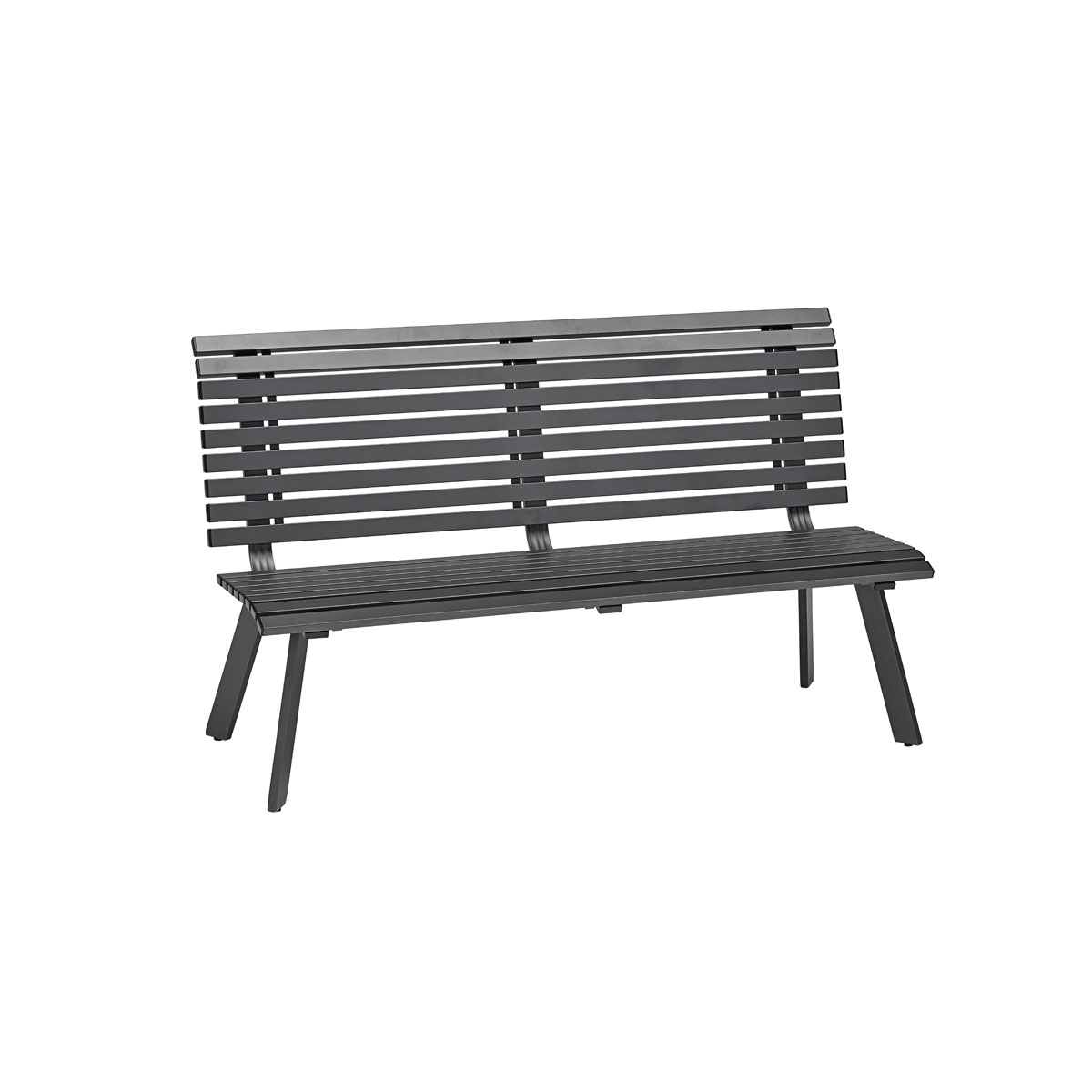 Haveson Gartenbank Halmstad anthrazit 150 x 89 x 63 cm Bild 1