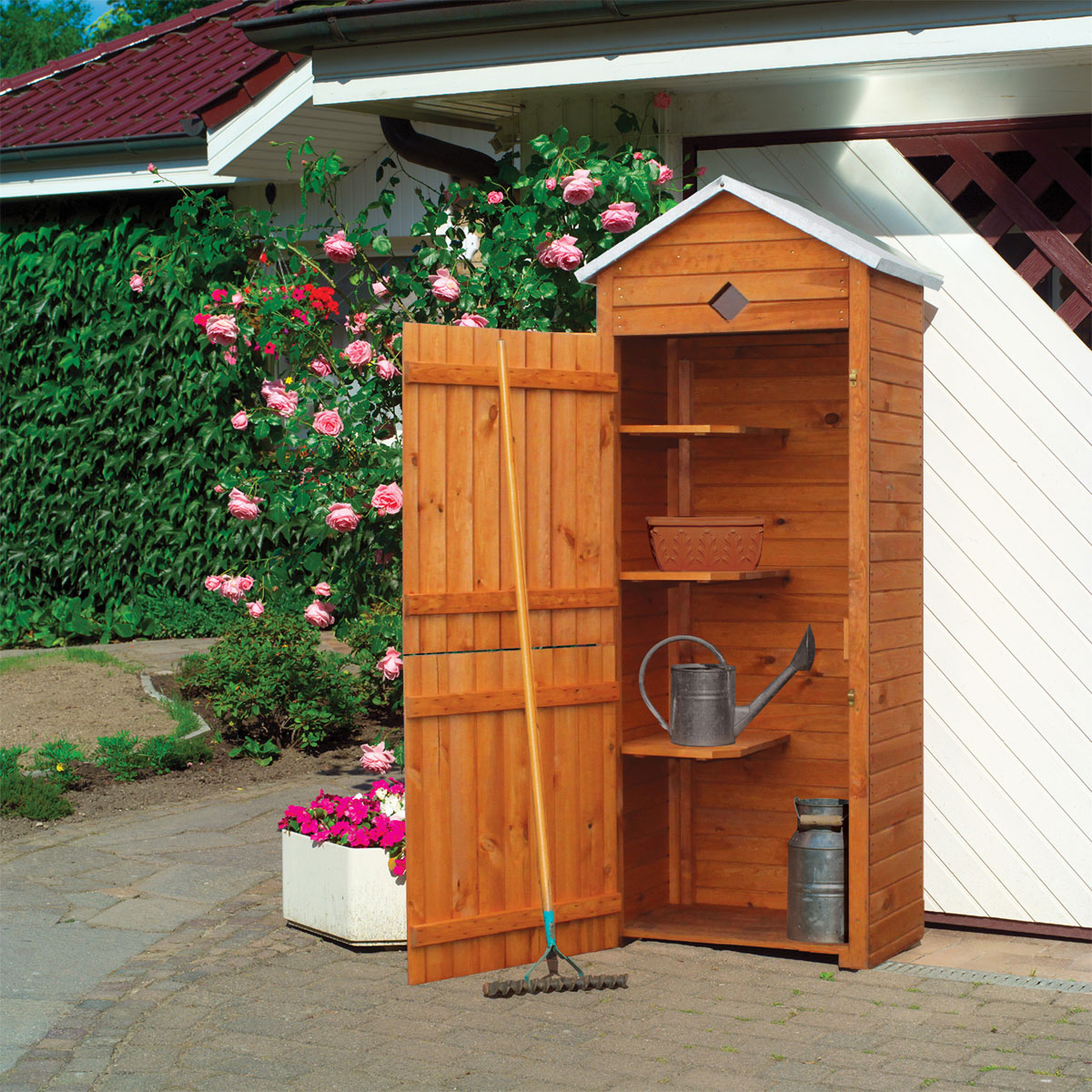 Gartenschrank Piccolo 2tuerig Bild 1