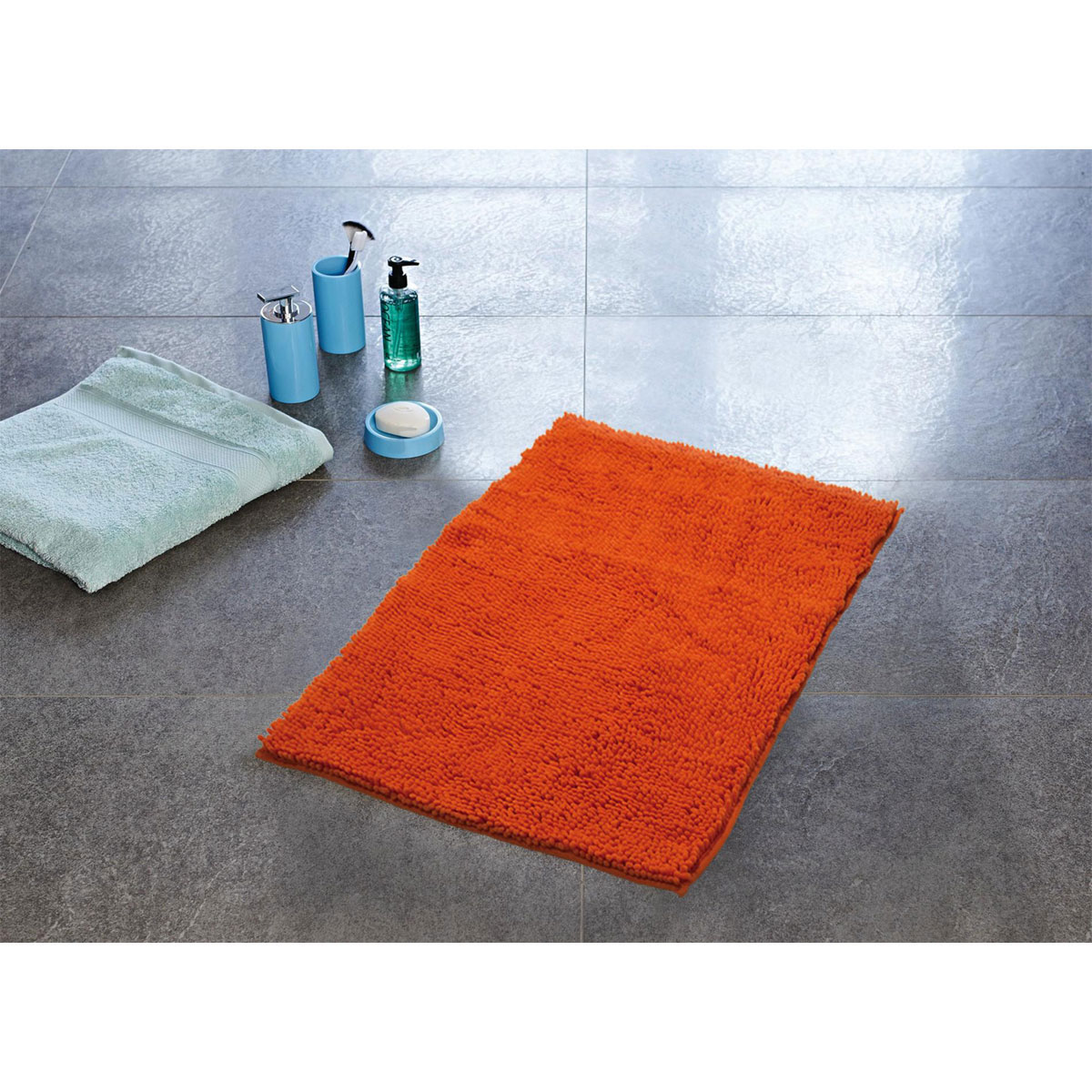Ridder  Teppich Soft 55 x 85 cm orange Polyester-Microfaser Bild 2