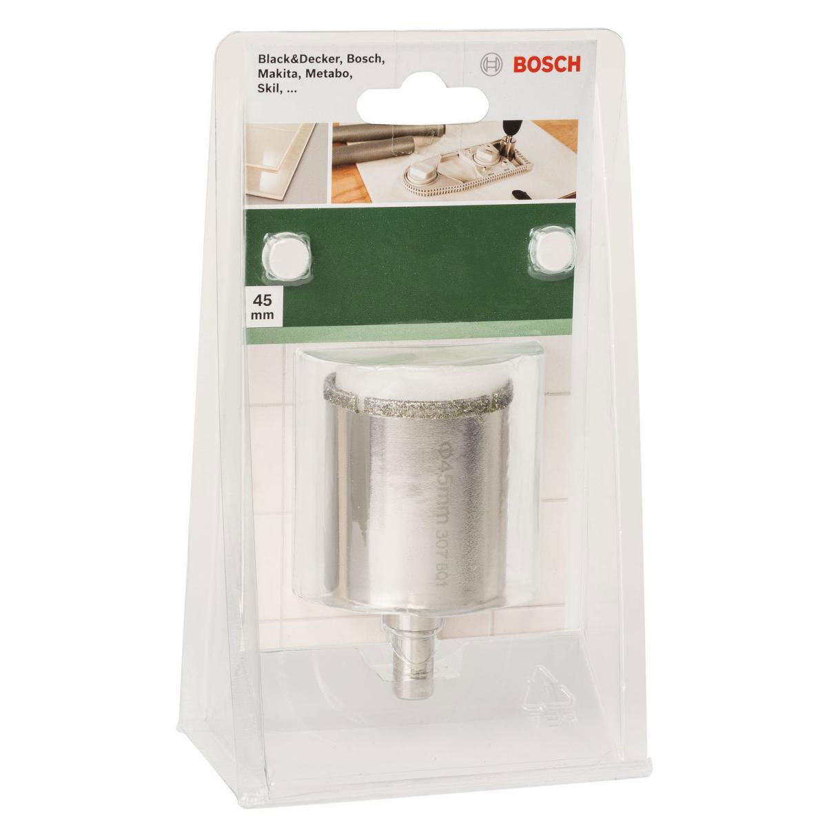 Bosch  DIY Lochsäge Diamant Keramik Durchmesser 45 mm Bild 2