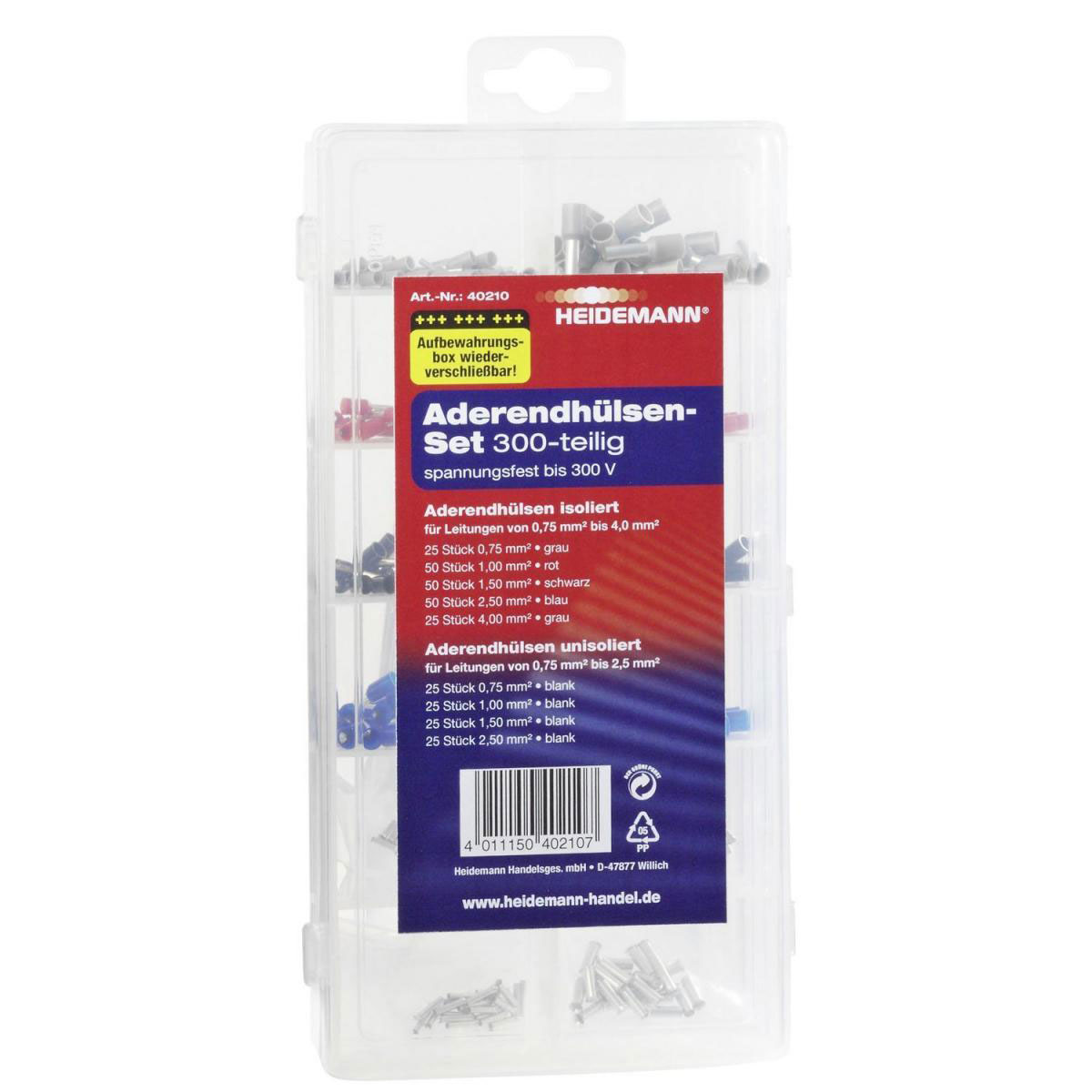 Aderendhülsen-Set 300-teilig Bild 1