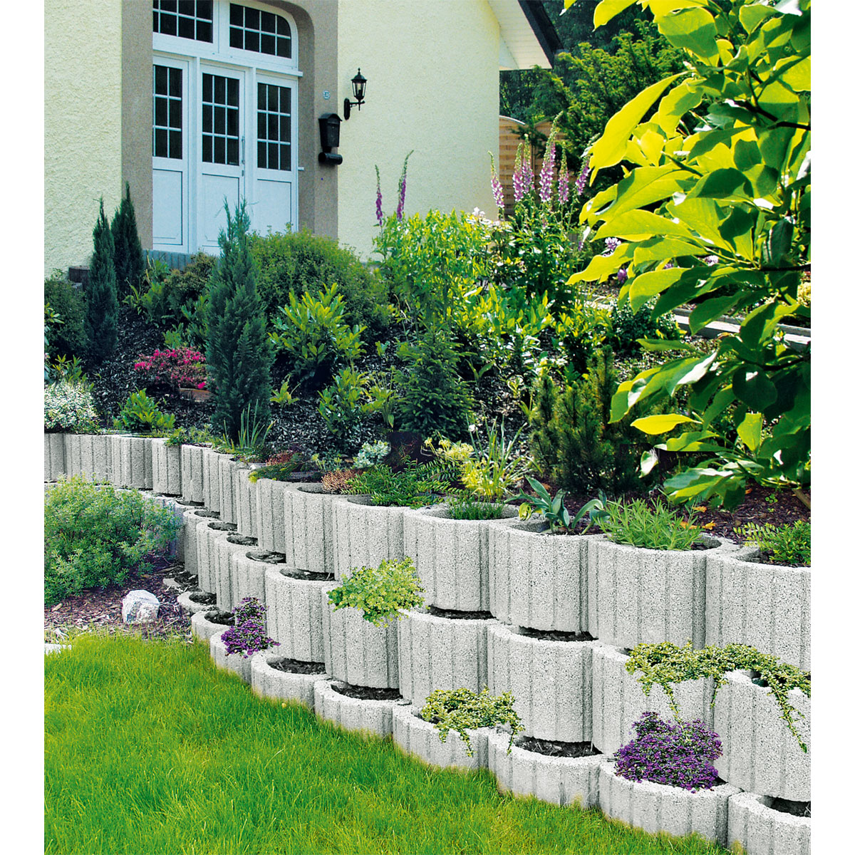 Lusit  Pflanzring groß grau 48 x 30 cm Bild 5