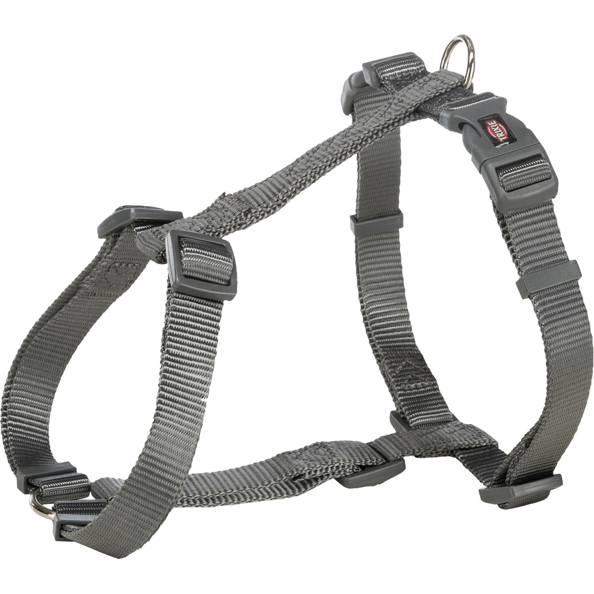 Trixie Premium H-Geschirr Größe L-XL 75-120 cm 25 mm graphit