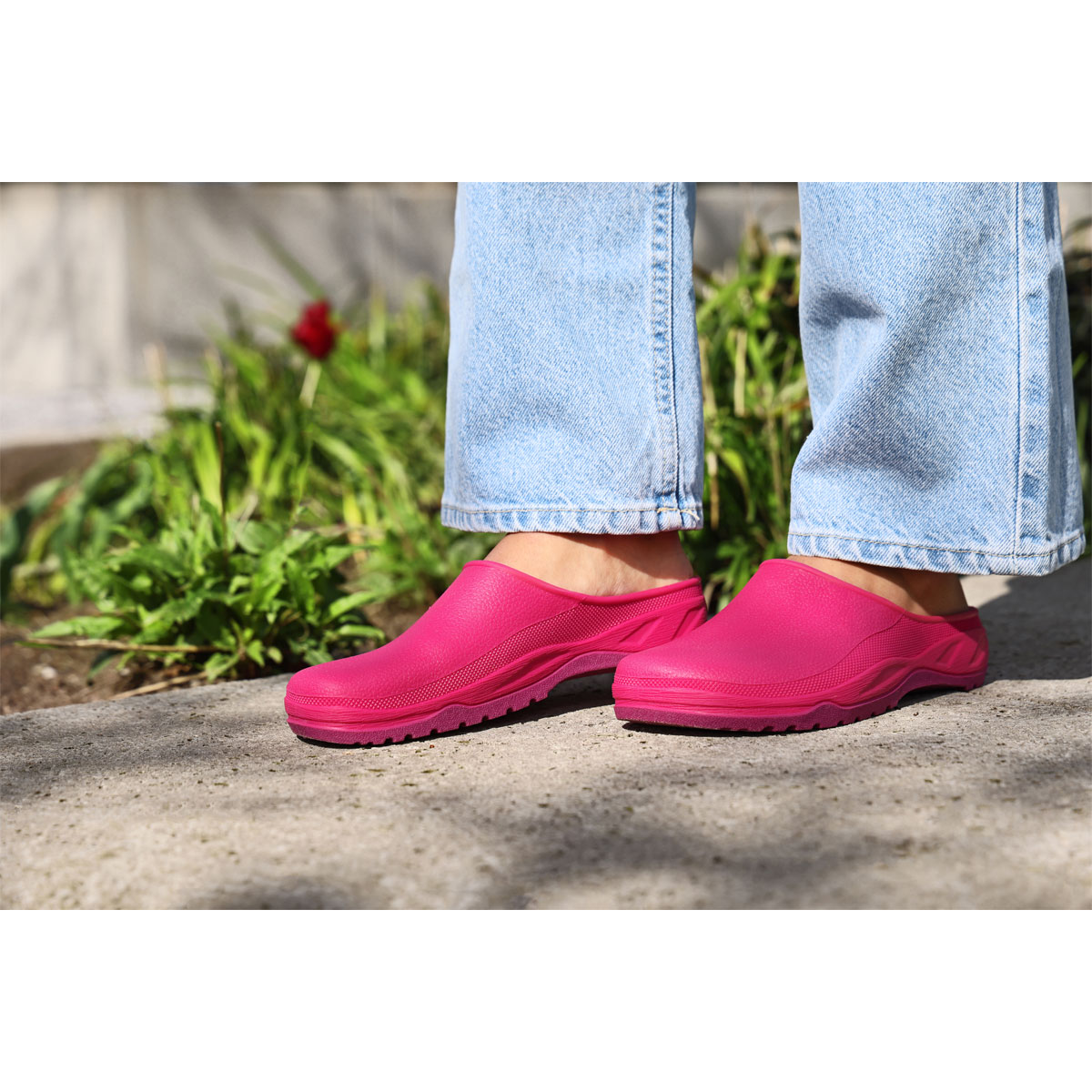 Damen-Clogs Gr. 36 / 37 Himbeere Bild 9