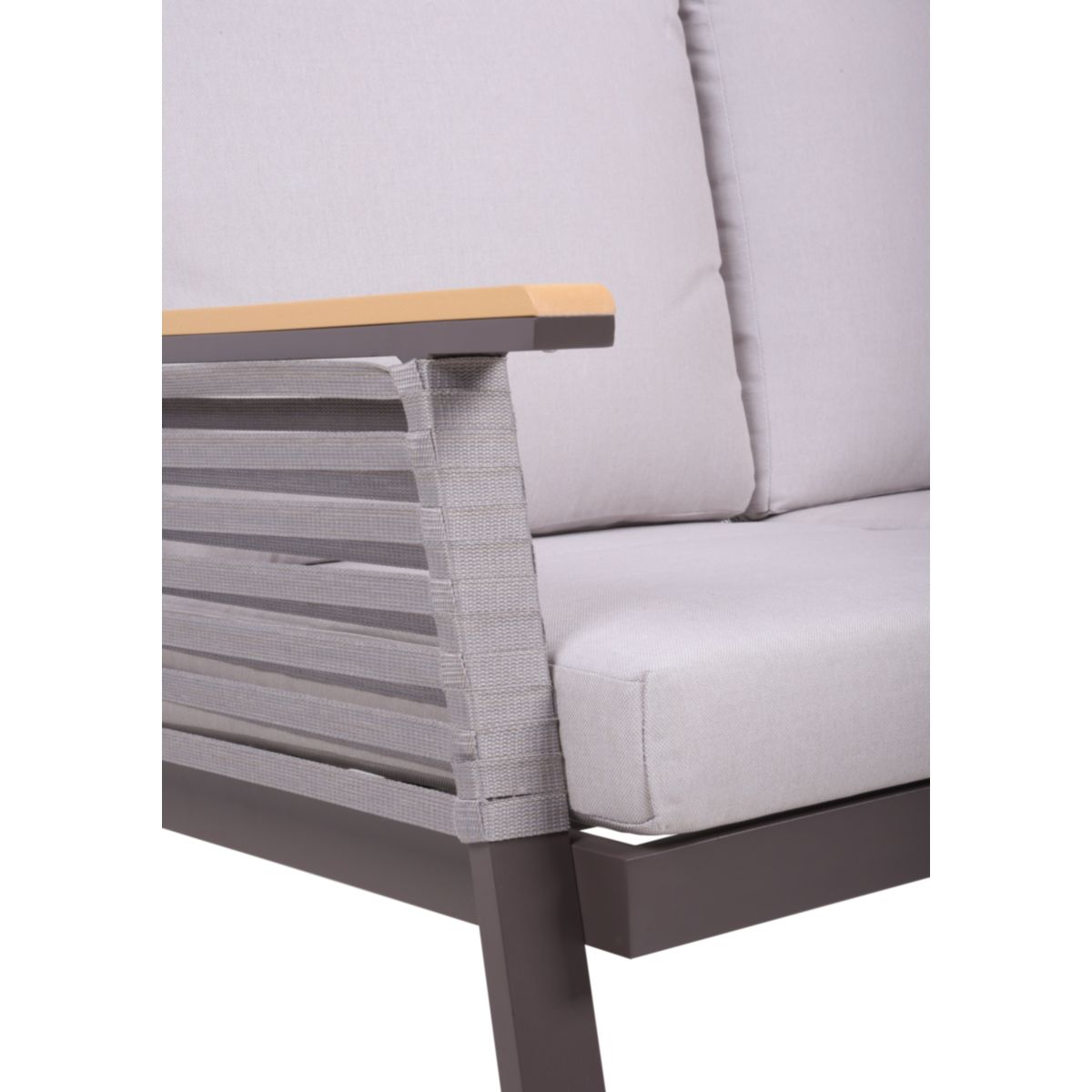 Garden Pleasure Lounge-Gruppe DENIA Aluminium, Non-Wood, Seilbespannung Bild 5