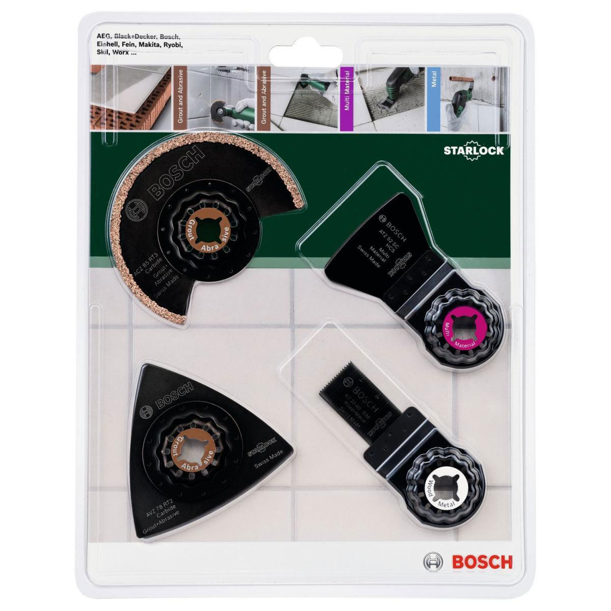 Bosch  DIY PMF Fliesen-Set 4 teilig  Bild 2