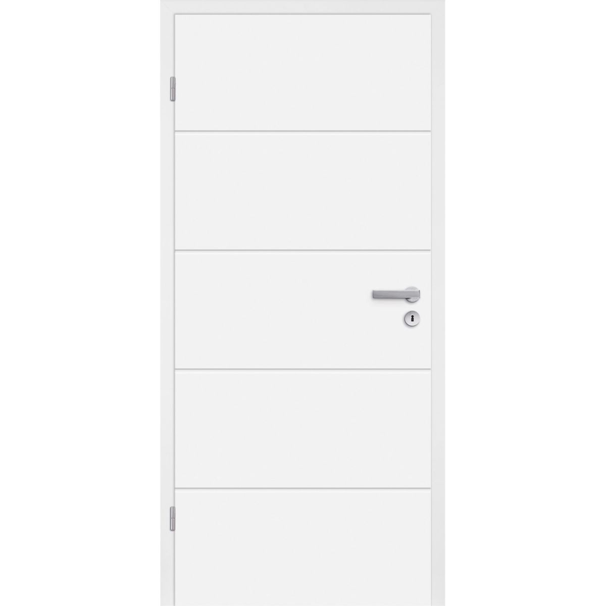 Borne Zimmertür Fila 5 Weißlack 73,5 x 198,5 cm DIN links Bild 1