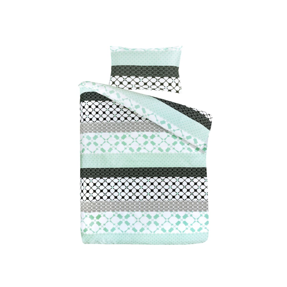 Bettwäsche Gisele 125-FR Multi / Grün 220cm x 240cm