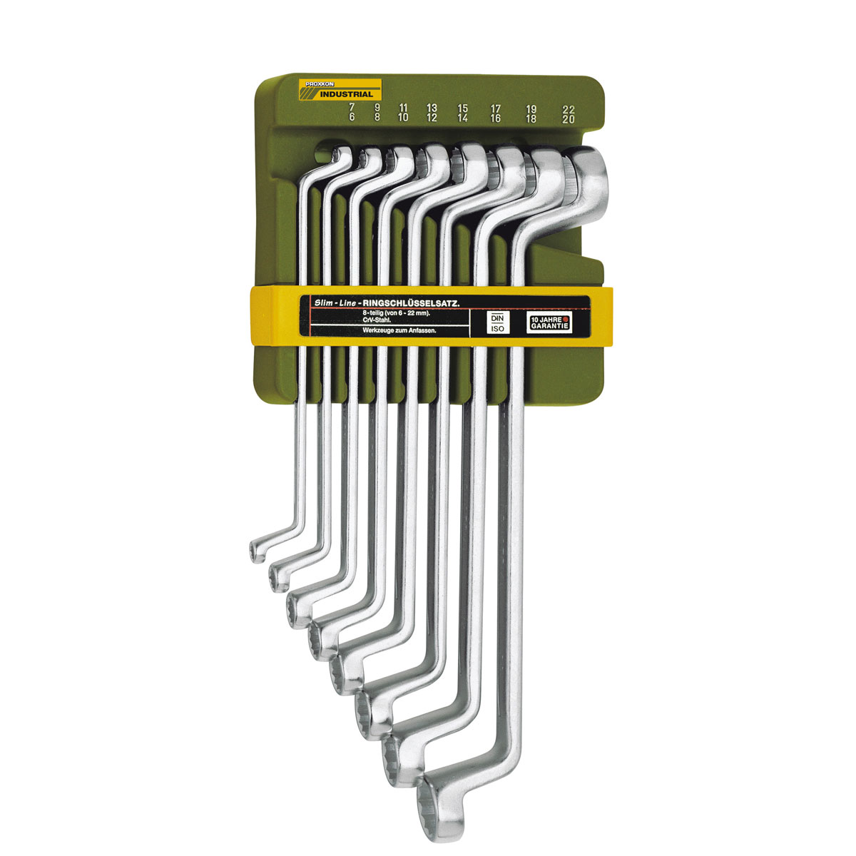 Proxxon Industrial Doppel-Ringschlüssel-Satz 6-22 mm 8-teilig