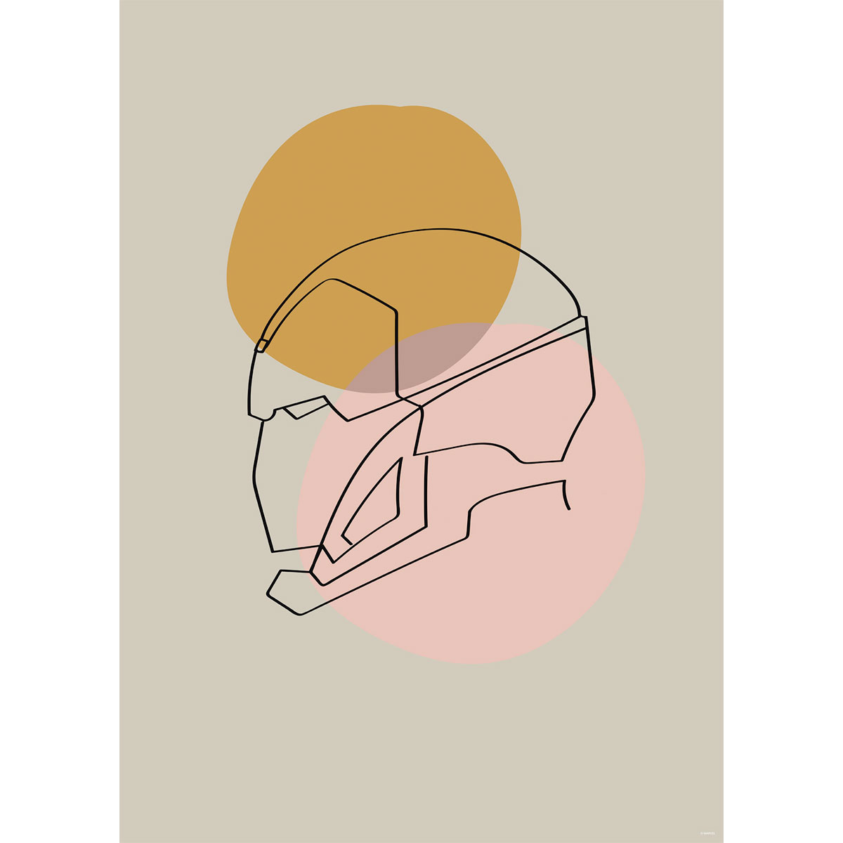 Komar  Wandbild Soulful Sanctuary Iron Man Head 40x50 cm Bild 2