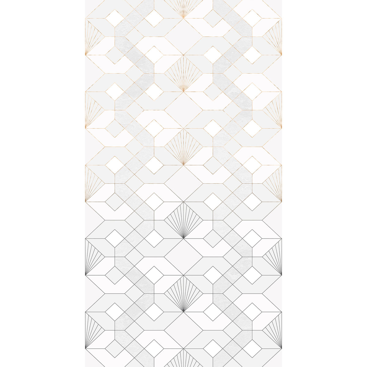 Komar  Vlies Fototapete Coquilles Blanches 150x280 cm Bild 2