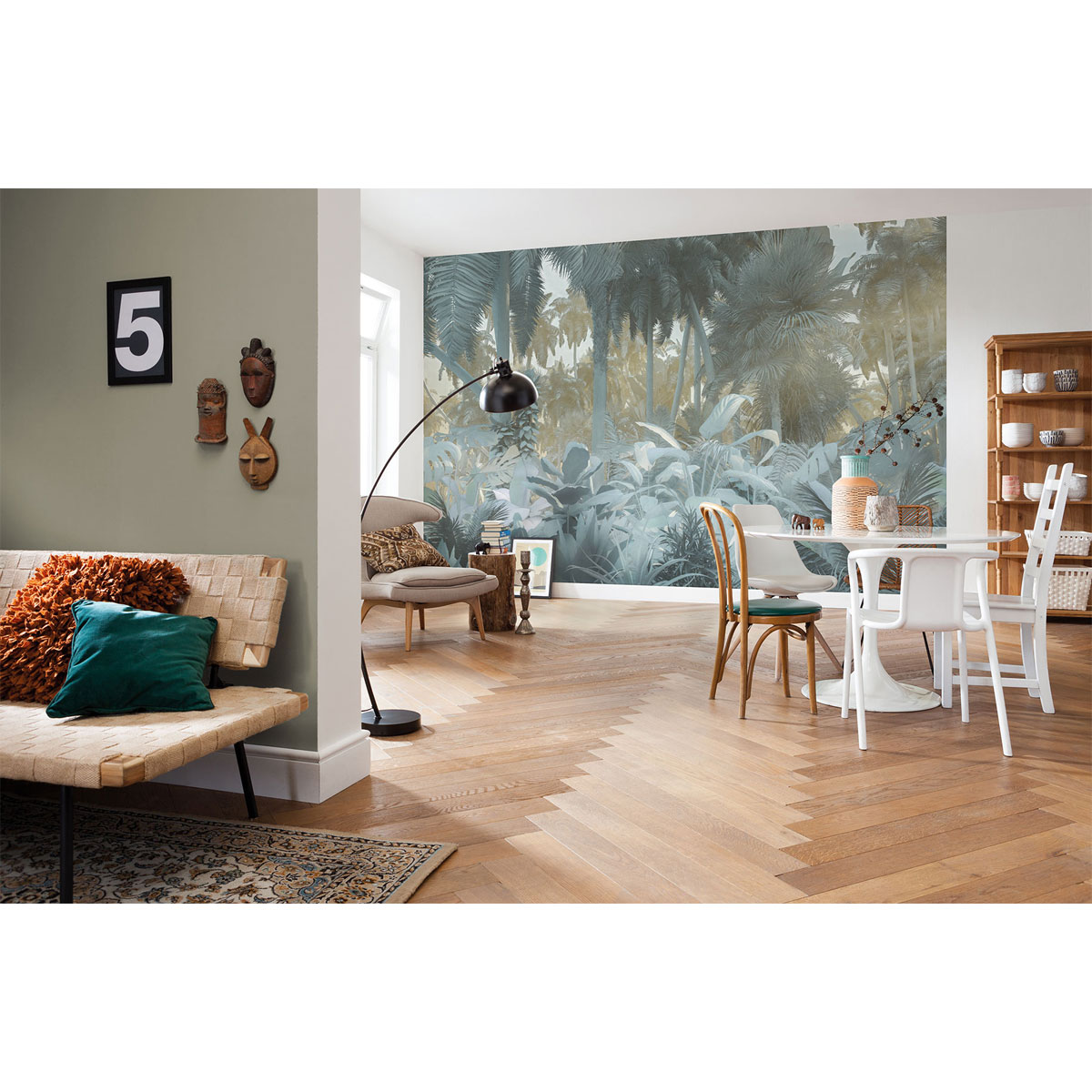 Komar  Vlies Fototapete Misty Jungle 400x250 cm