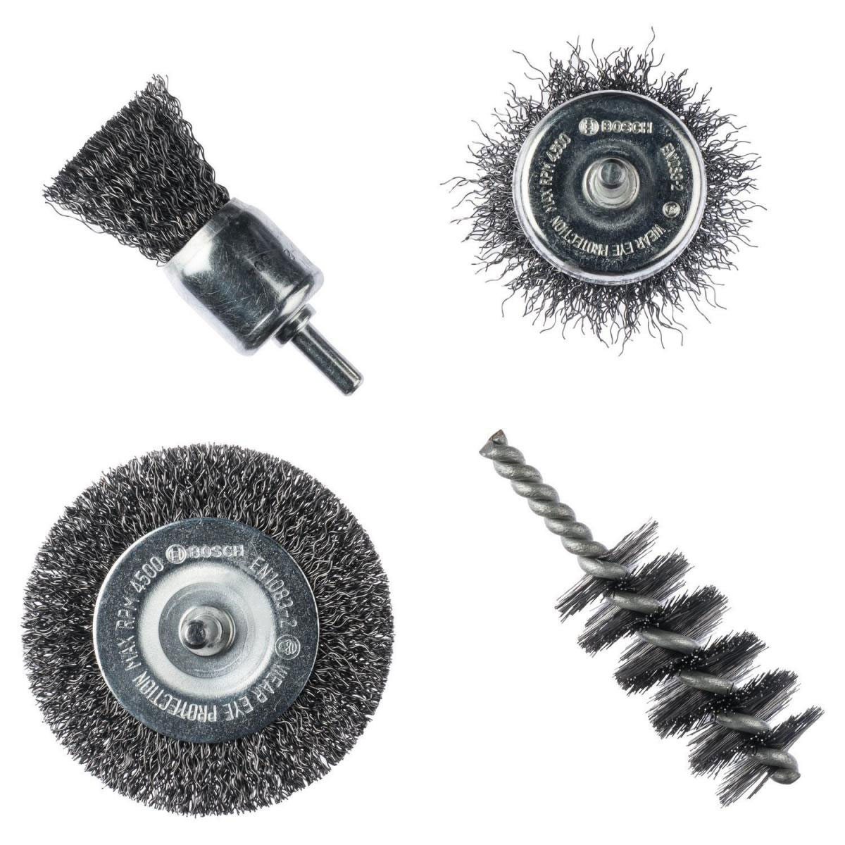 Bosch  DIY Drahtbürsten-Set 4- teilig  Bild 1