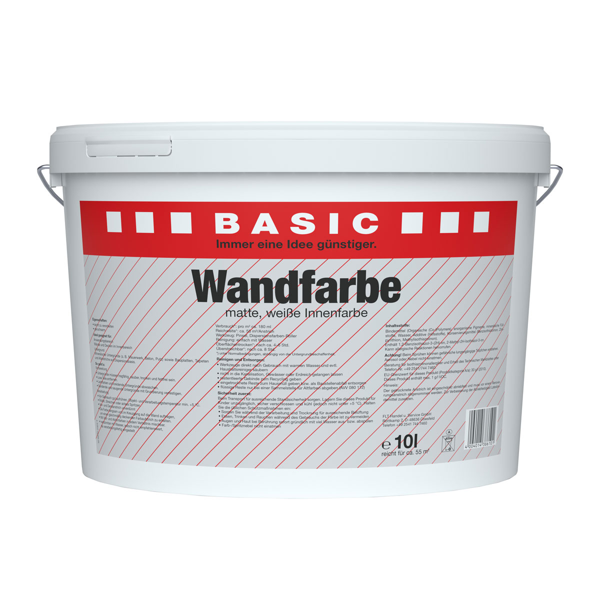 Basic Wandfarbe 10 L