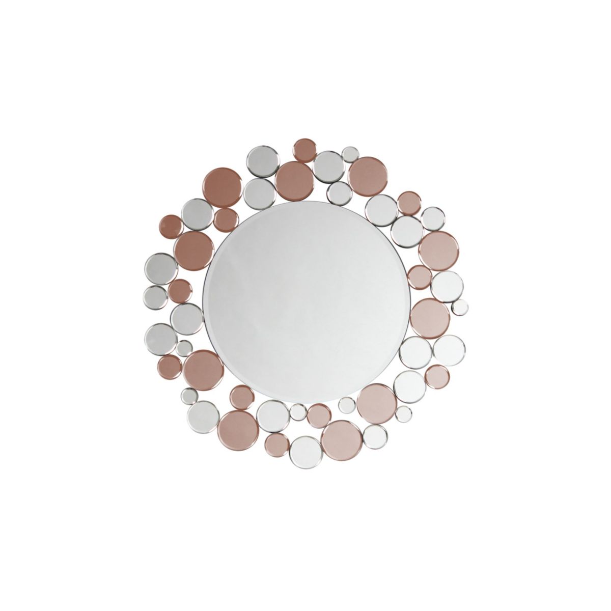 Wandspiegel Bubble 1925 silber rose Bild 2