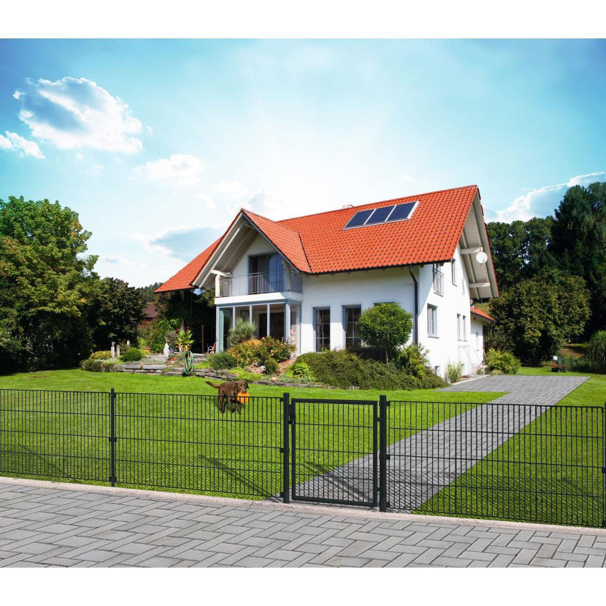 Durabil Einstab-Gittermatte grün 200 x 100 cm Bild 2