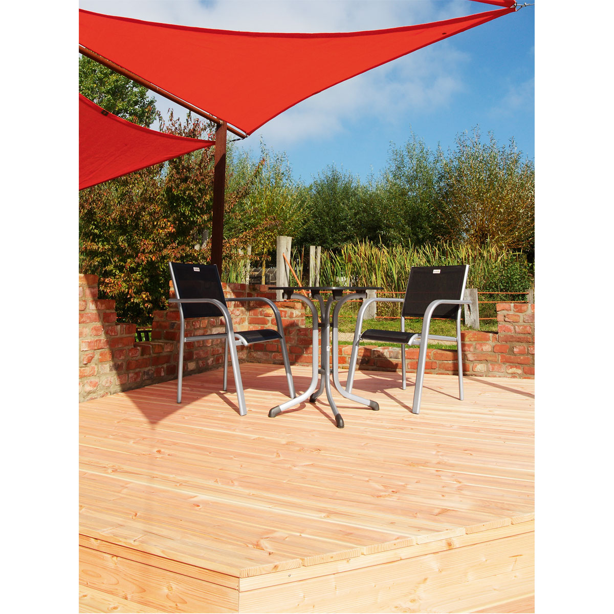 Rettenmeier Terrassendiele geriffelt 300 x 12 x 2,1 cm Bild 5