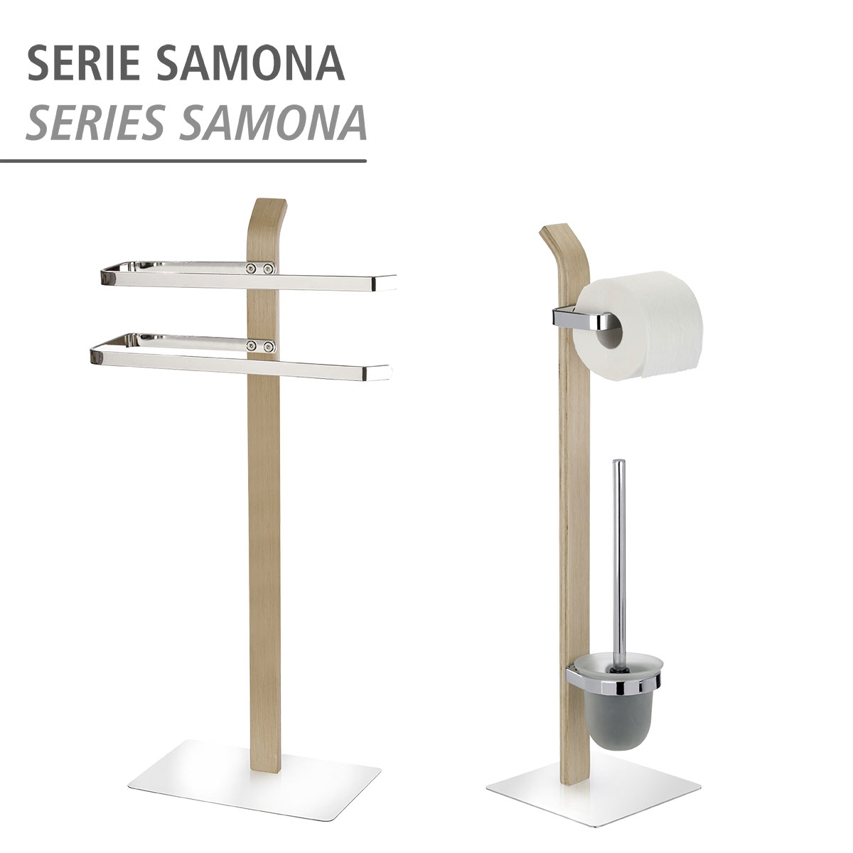 Wenko  Stand WC-Garnitur Samona Nature Bild 5