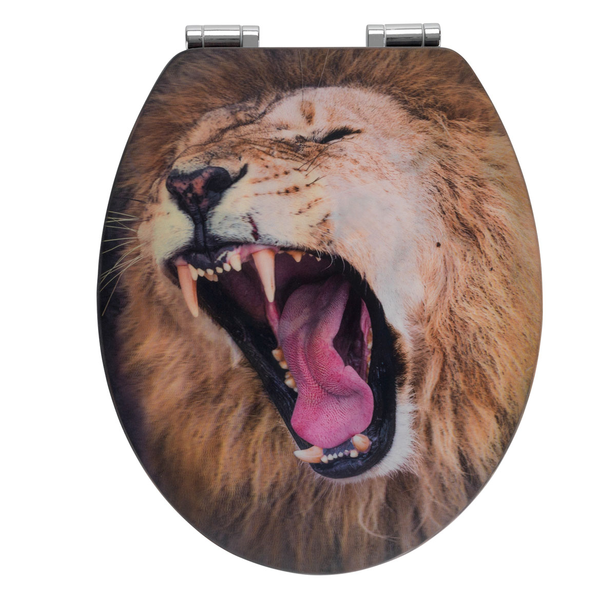 Wenko WC-Sitz Lion 3D-Effekt mit Absenkautomatik Bild 2