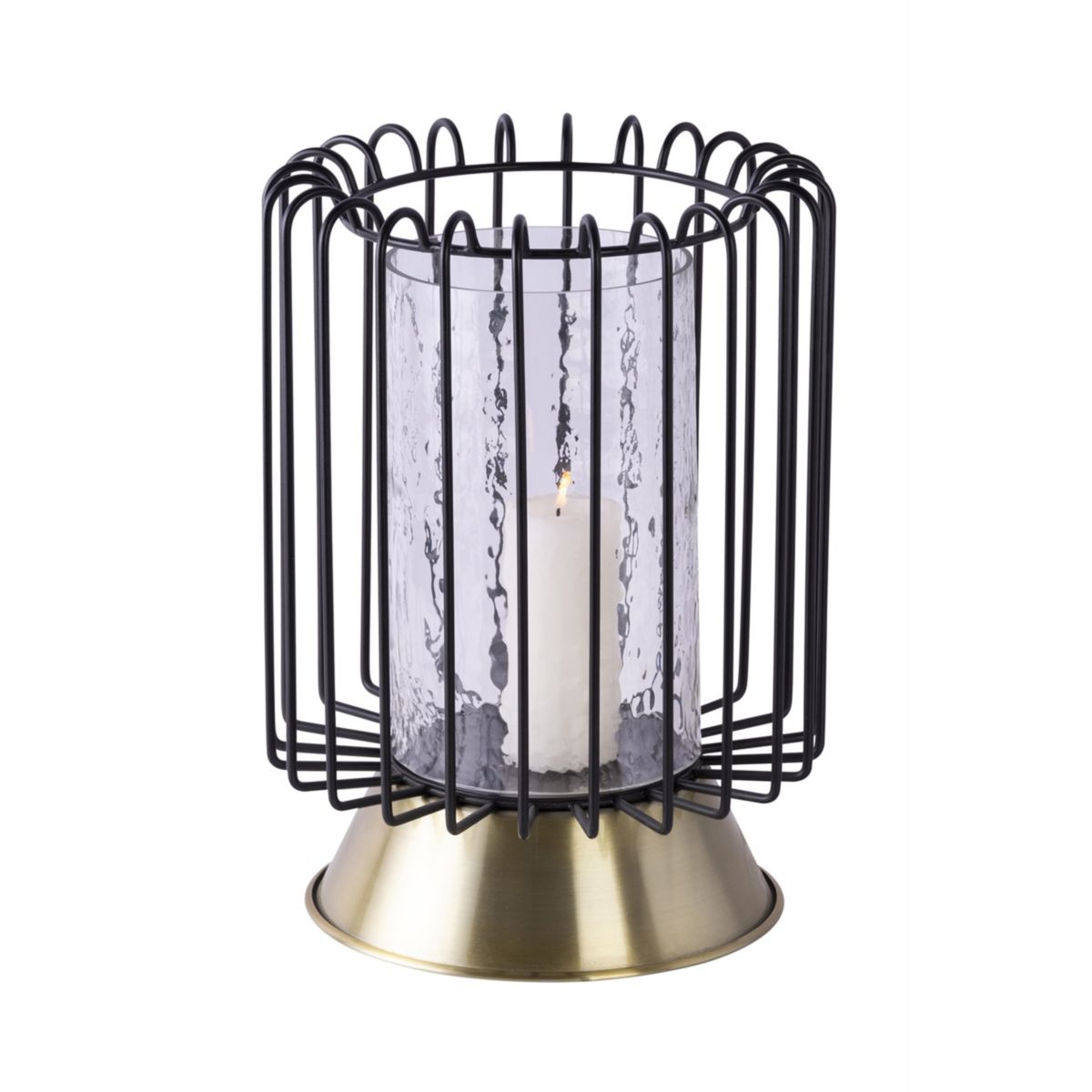 Kerzenständer Malibu 225 schwarz gold Bild 2
