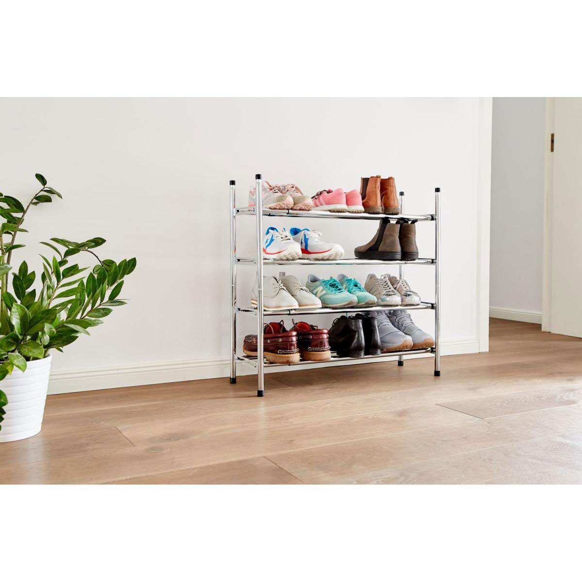 Teleskop Schuhregal ausziehbar stapelbar Bild 4