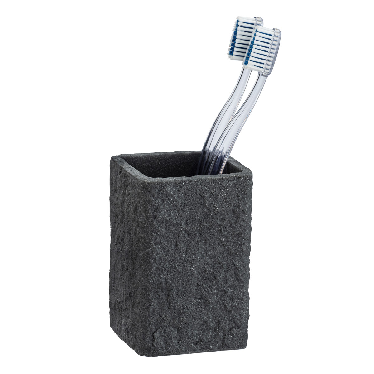Wenko Zahnputzbecher Villata grau Bild 3