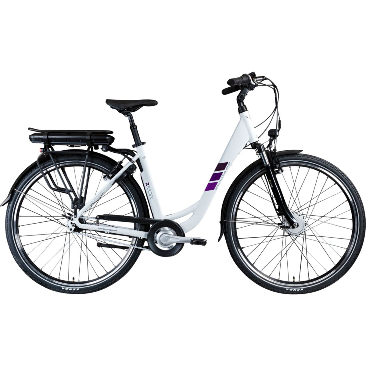 Zündapp City E-Bike Z502 28 Zoll 50 cm Rahmenhöhe weiß lila