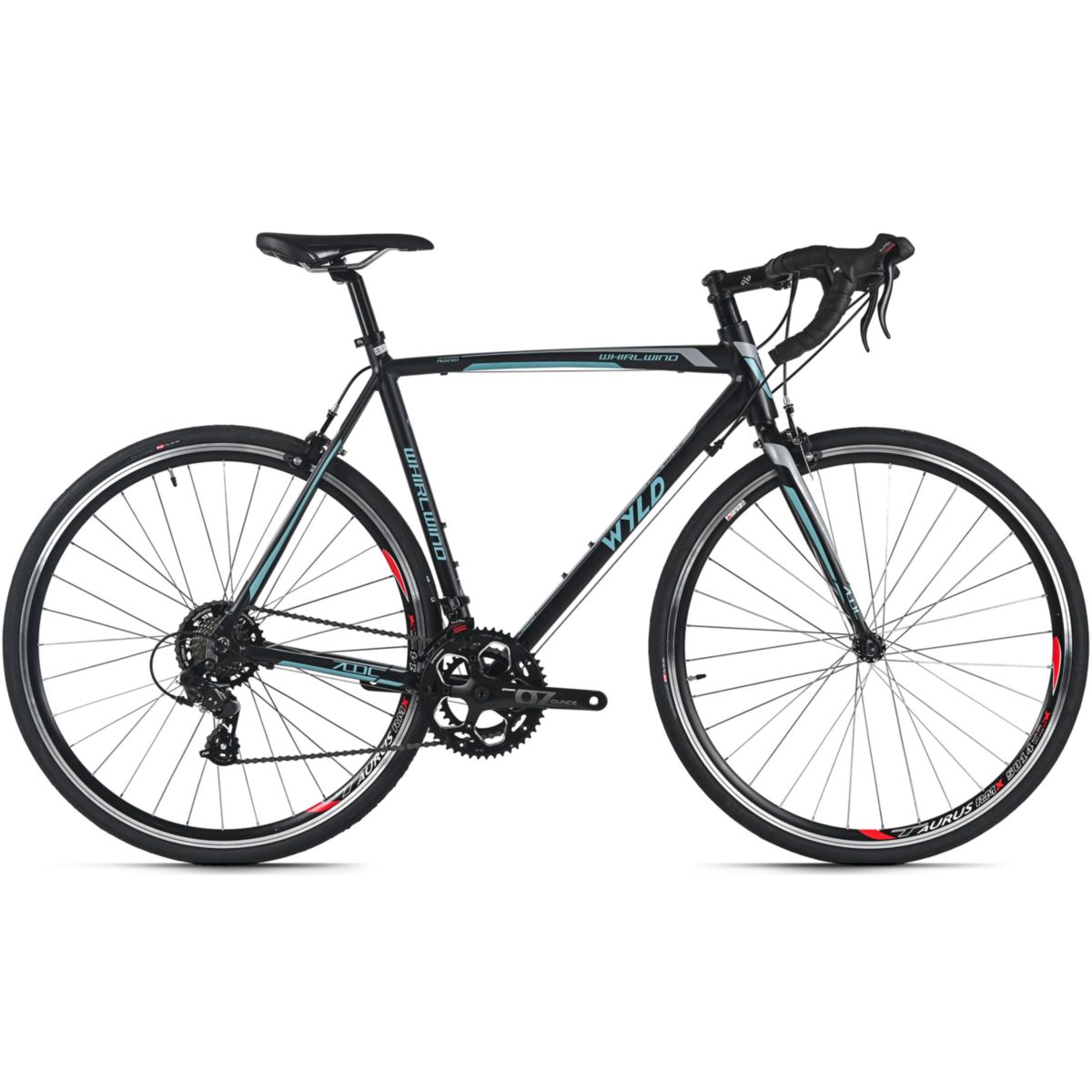WYLD Rennrad 28'' Whirlwind 70 Schwarz-Blau 14 Gänge RH 58 cm