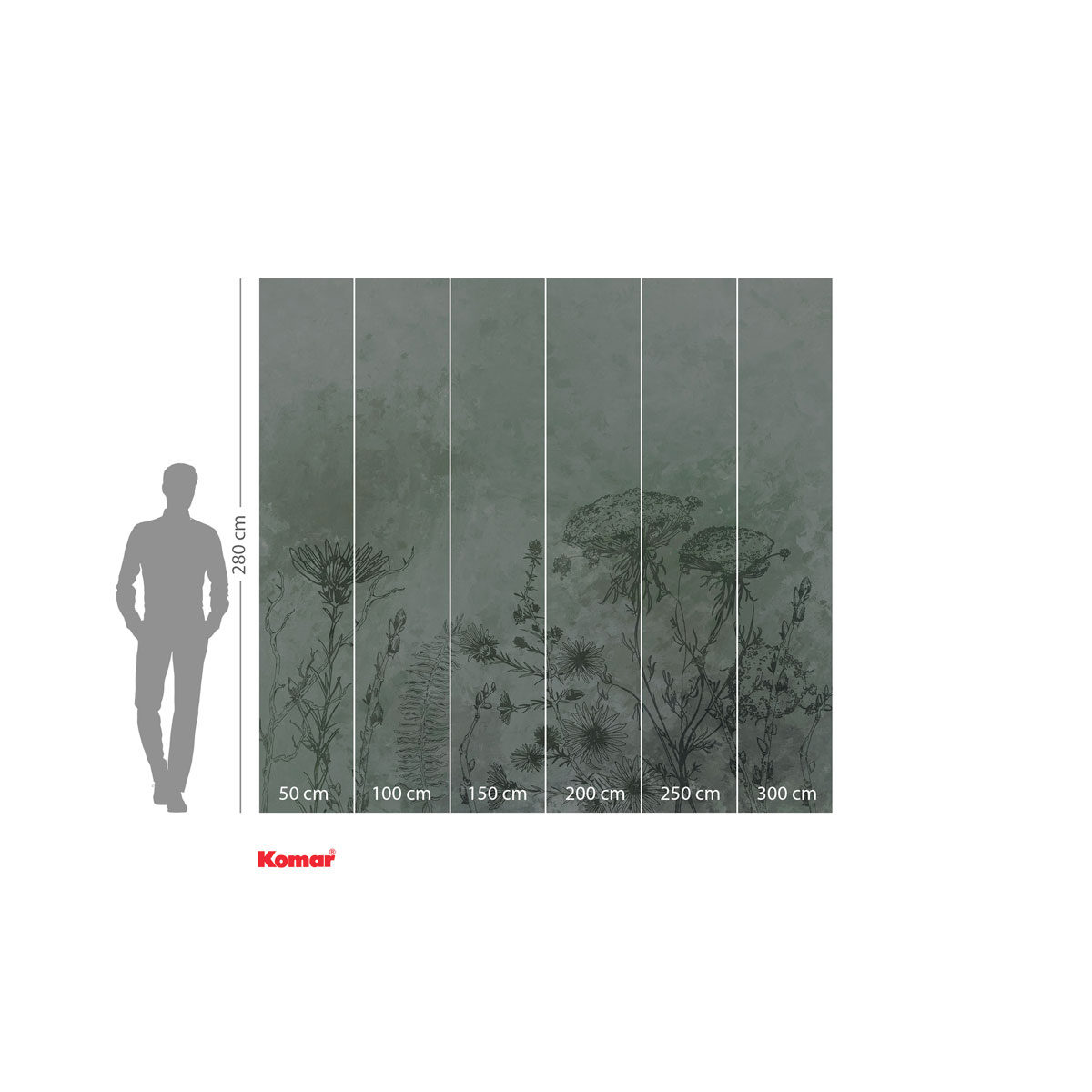 Komar  Vlies Fototapete Whiff 300x280 cm Bild 3