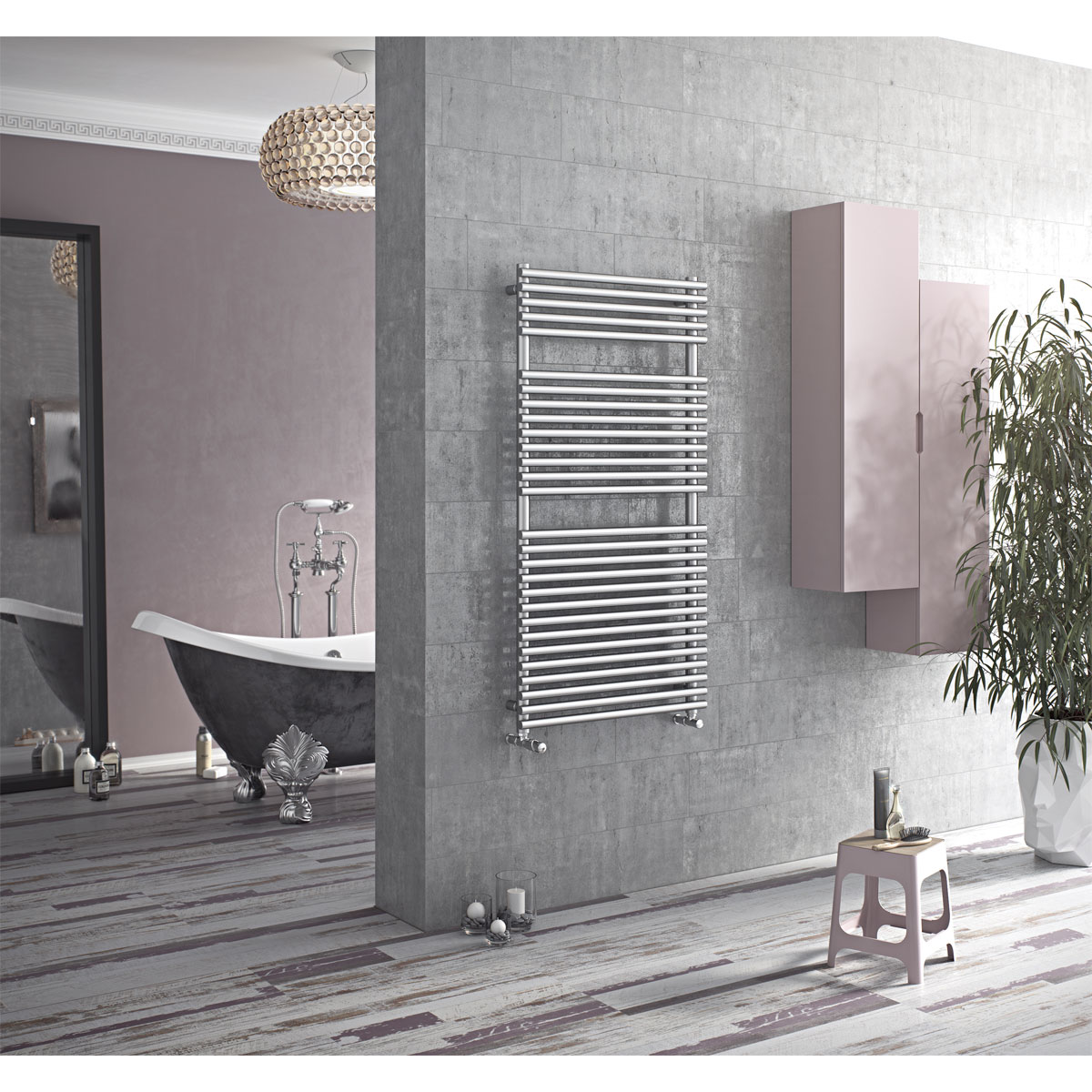 Ximax  Badheizkörper Tec Edelstahl 1197 x 600 mm 515 Watt Edelstahl