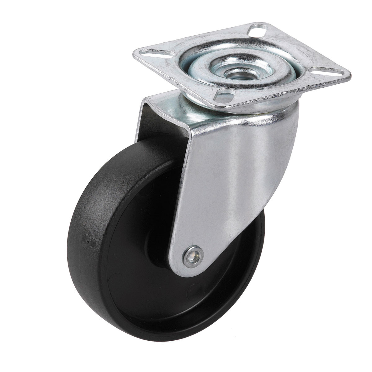 Dörner + Helmer Apparate-Lenkrolle mit Kunststoffrad 50 x 19 mm verzinkt