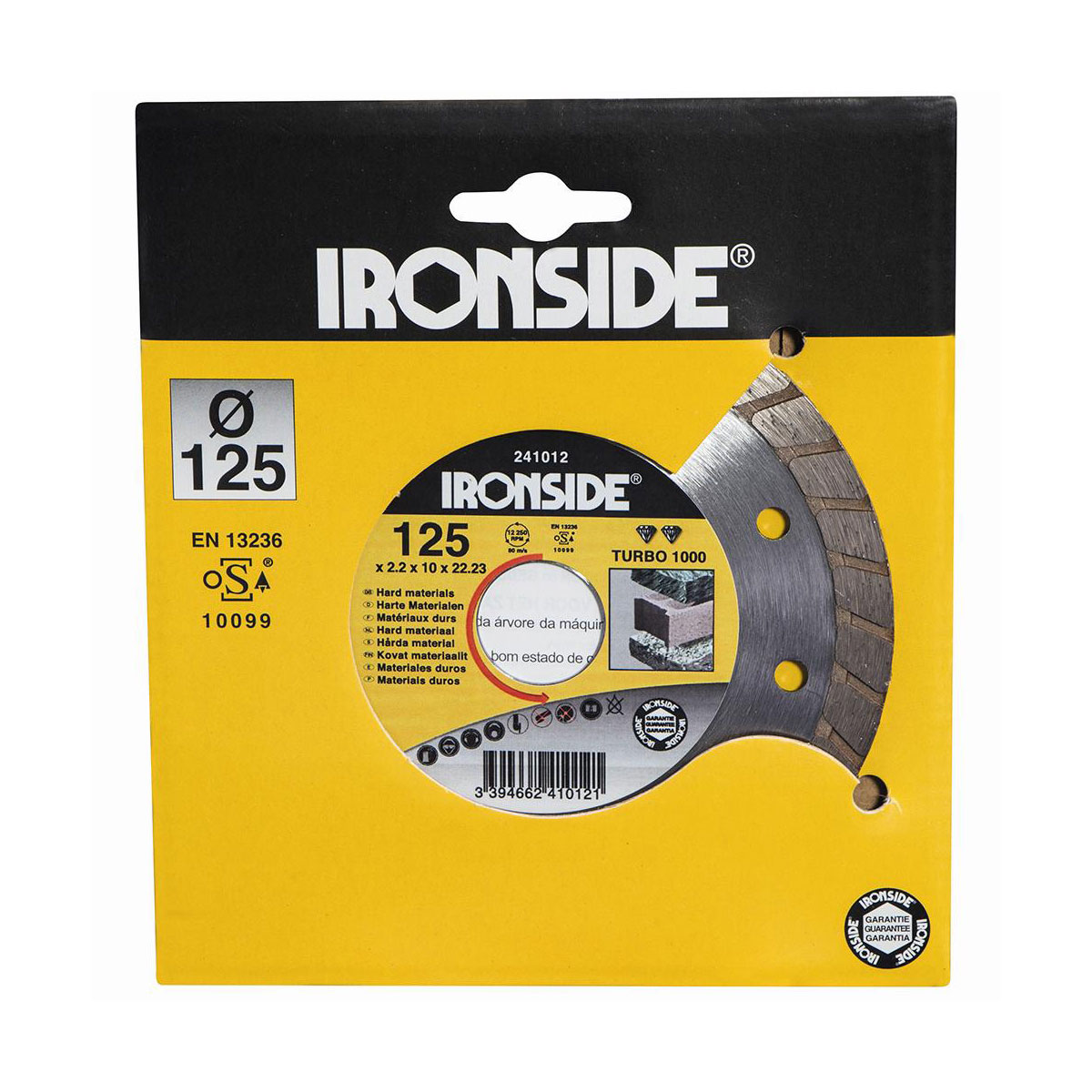 Ironside Diamanttrennscheibe und bdquoEurojet und ldquo 125 mm