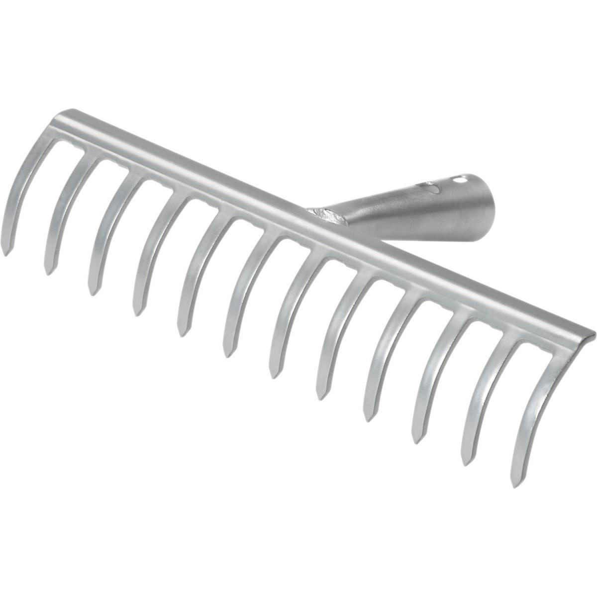 Meister Gartenrechen 12 Zinken grün