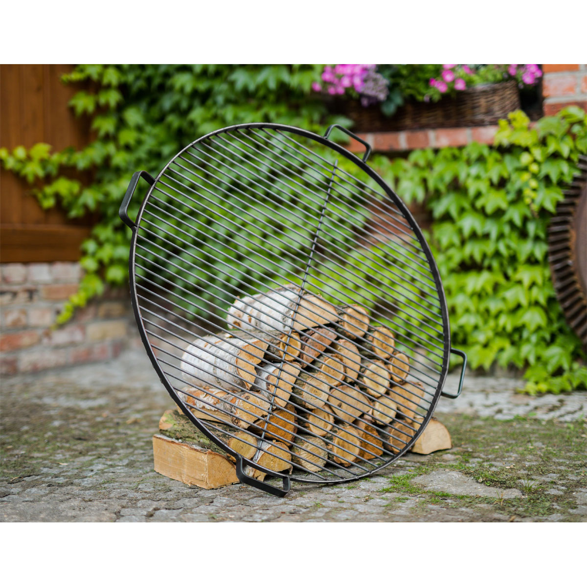 CookKing Grillrost 80 inkl. 4 Griffen 80cm Schwarz Bild 2