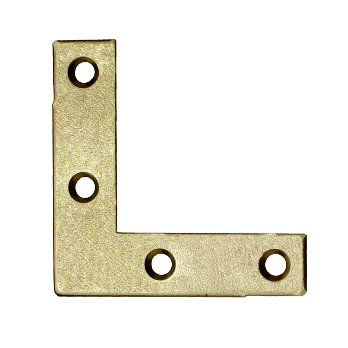 Connex Möbelwinkel 4 x 4 x 1 cm verzinkt gelb 10 Stück