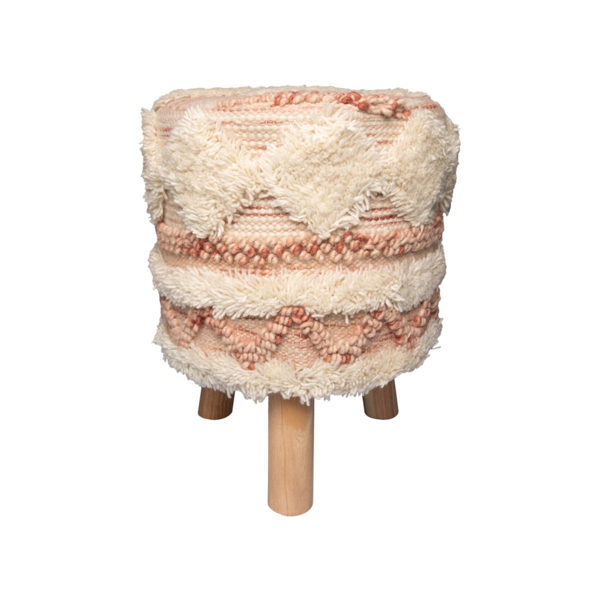 Hocker Bohist 225 rosa creme