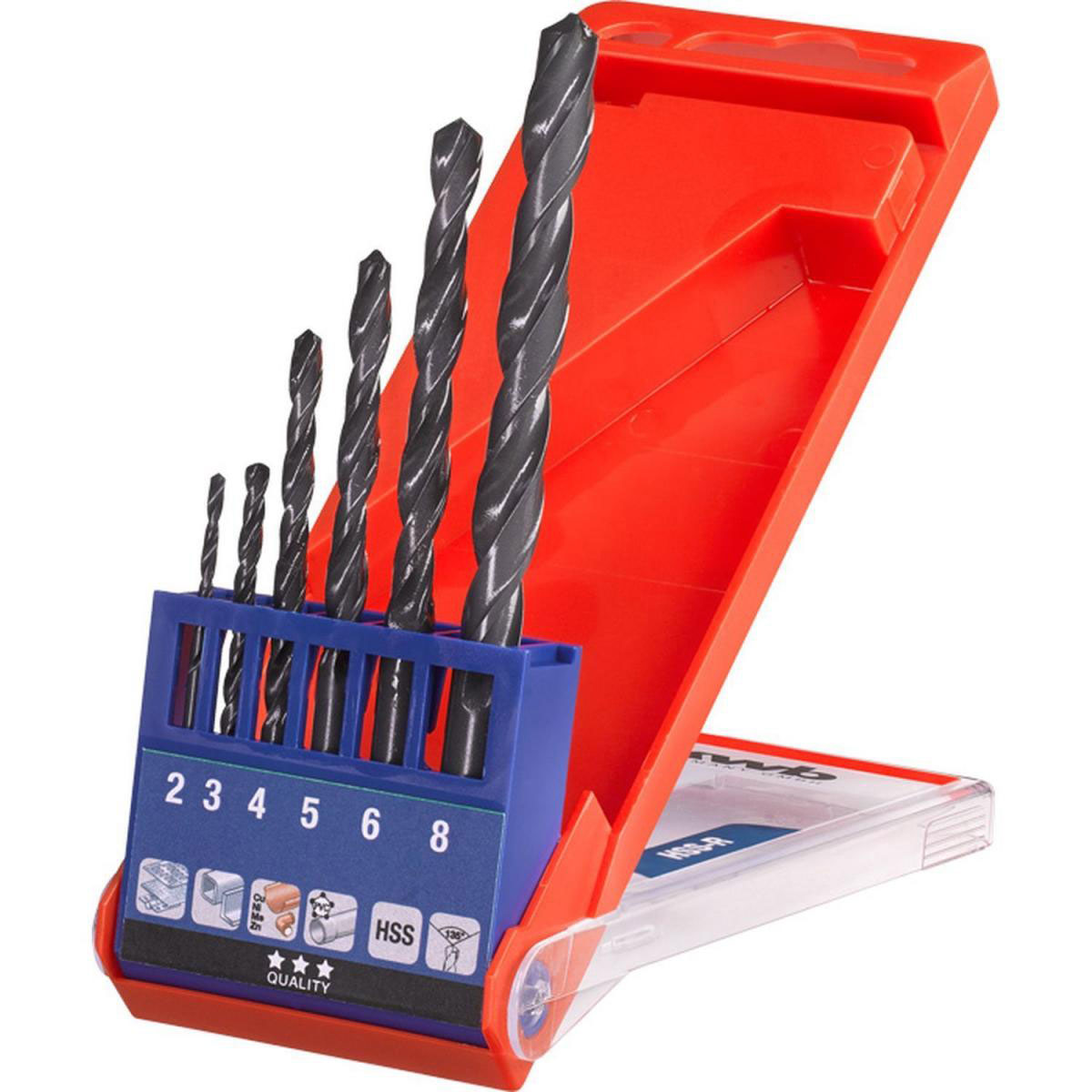 kwb  Spiralbohrer 6 teilig