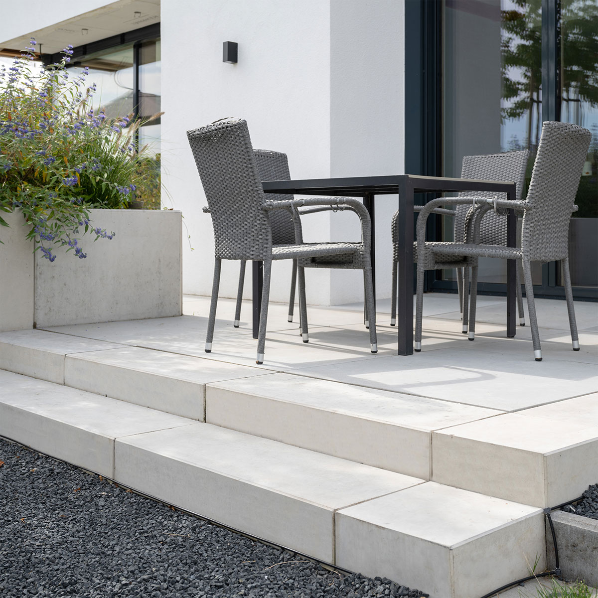 Diephaus  Stufe Concrete grau 100 x 35 x 15 cm Bild 3