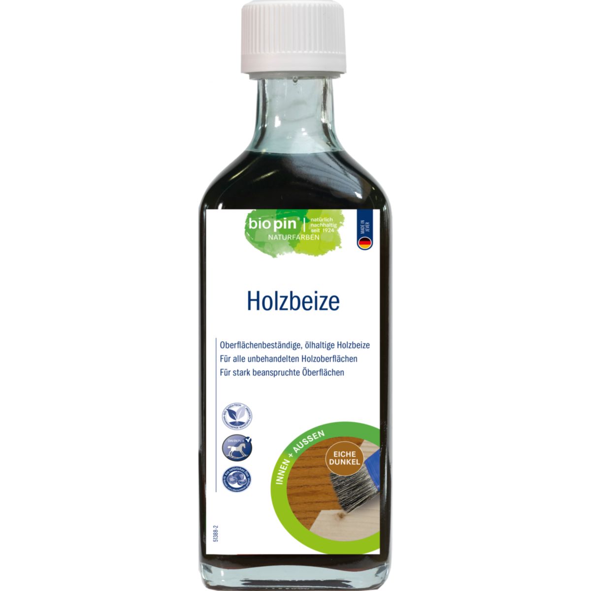 Biopin Holzbeize EICHE DUNKEL 0,250 l