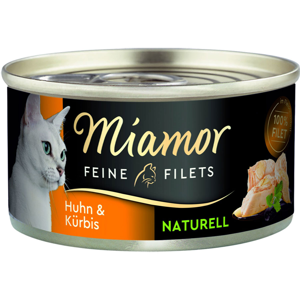 Miamor  Dose Feine Filet Naturelle HuhnKürbis 80g