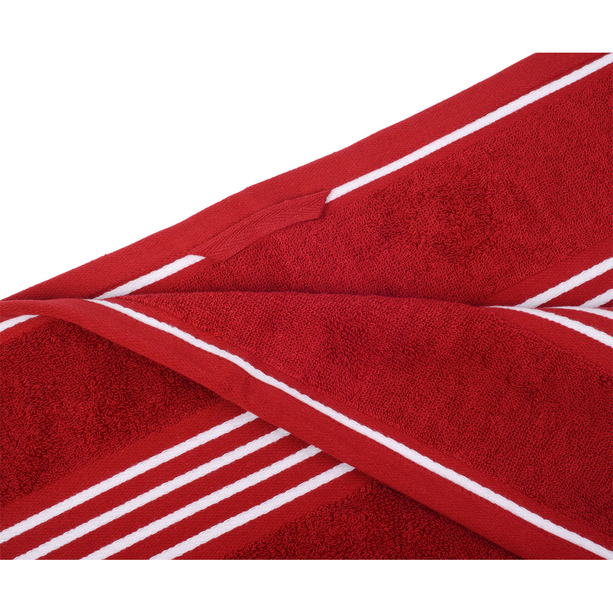 Gözze Frottier-Handtuch Rio 50 x 100 cm rot vollfarbig Bild 2