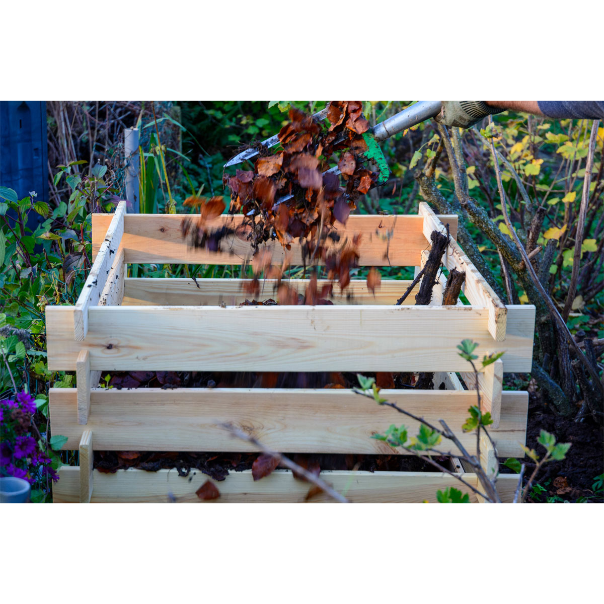 dobar Holz-KomposterStecki 78 x 78 x 78 cm Kiefer natur Bild 5