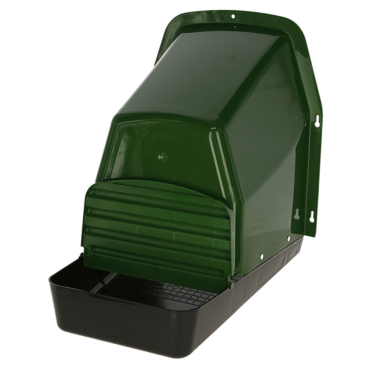 Outdoor-Legenest mit Fangschale 37 x 49,5 x 44 cm dunkelgrün Bild 1