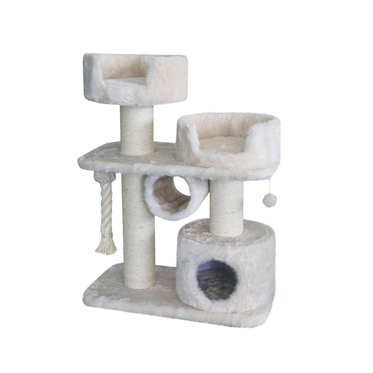 Nobby Kratzbaum Ancona 80 x 45 x 107 cm cream