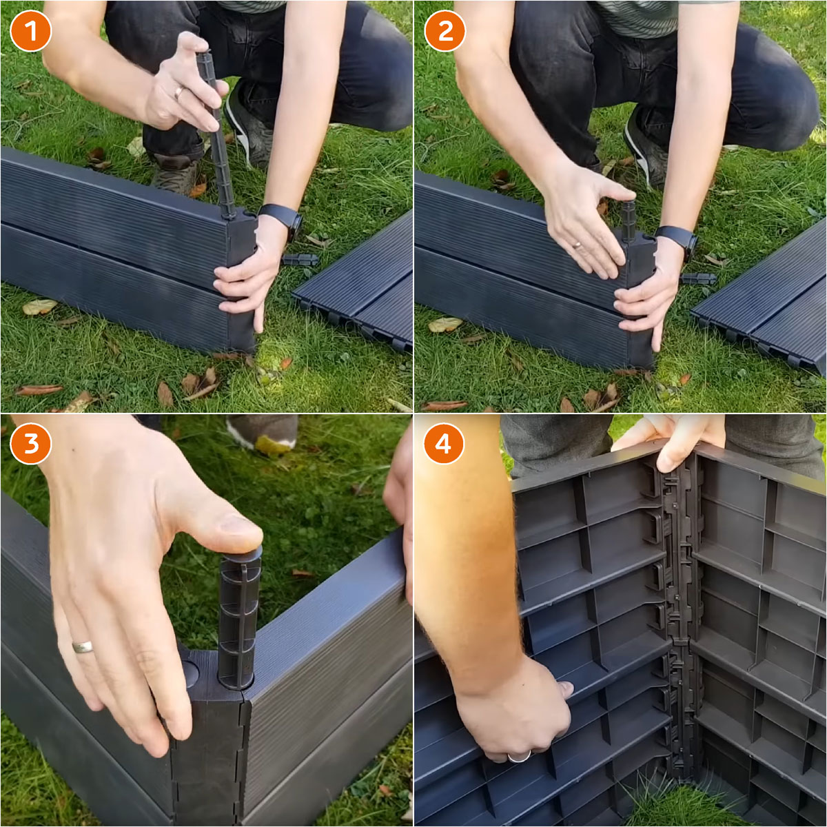 Garantia  Hochbeet Ergo Quadro TurboPlus L 80 Wood, inkl. FLORA Wassersparsystem Bild 8