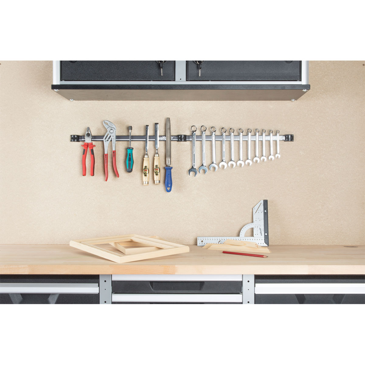 Wolfcraft Magnetleiste für Werkzeug 46 cm Bild 3