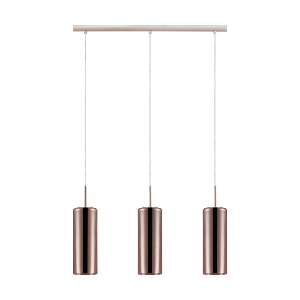 Eglo Hängeleuchte Selvino 3 Spots kupfer